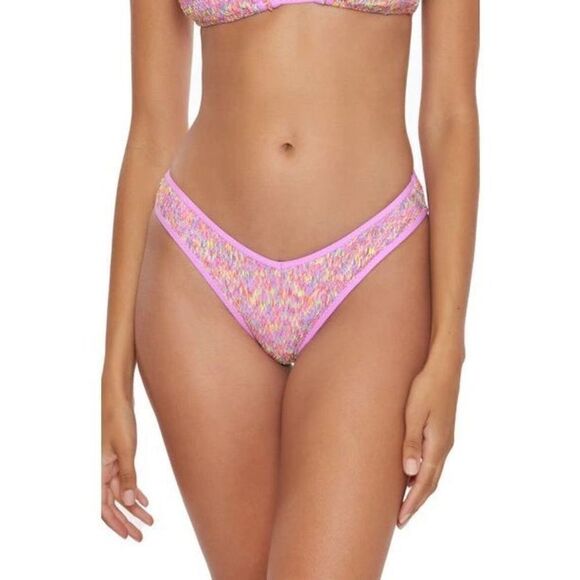 Becca Reveal Coastal Hipster Bikini Bottoms in Orchid size S NWOT - Picture 1 of 7